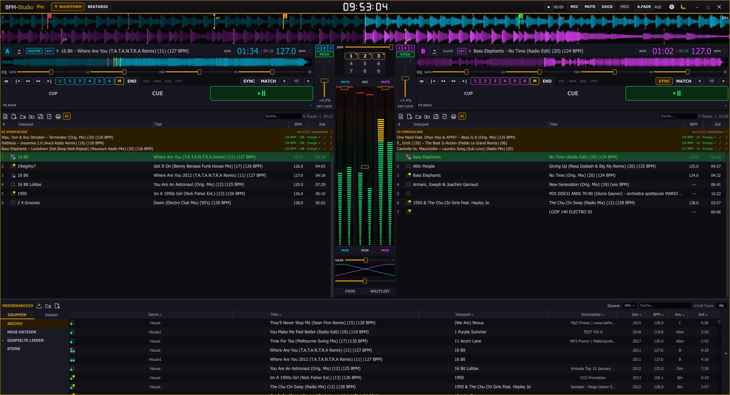 BPM-Studio Pro - Vollständige Ansicht